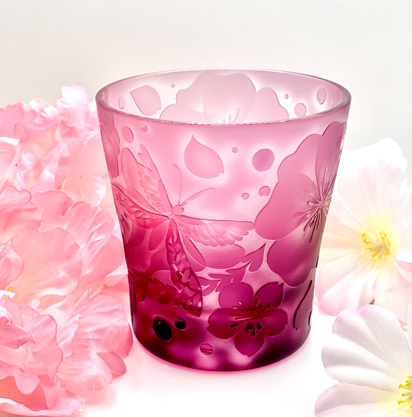 春の桜グラス